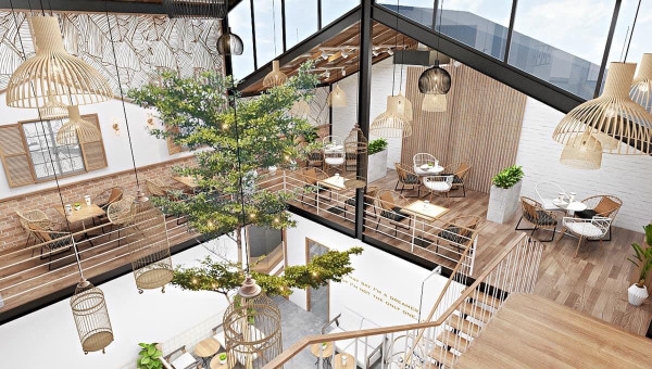 Thiết kế quán cafe phong cách Scandinavian